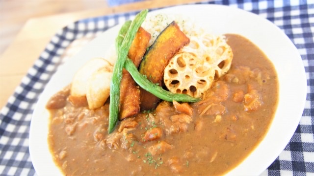 バターナッツかぼちゃキーマカレー